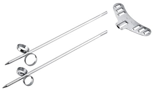 BCortador de espiral vegetal de 2 piezas, rodillo de papa manual de acero inoxidable, cuello no deslizante, cortador de papa, cortador de espiral de papa para cocina de restaurante