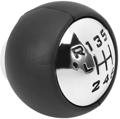 ZEALfix Pomello Del Cambio Fiat Scudo 6 Marce Per Fiat Scudo 2 II (2007-2016) Selettore Marce Leva Del Pomello Del Cambio Per Auto Cambio Cromato Manopola Manuale