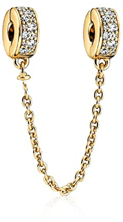 Simphman Simpman Anhänger aus 925er Sterlingsilber und Gold, passend für europäische Armbänder und Halsketten, ein tolles Schmuckgeschenk zum Geburtstag für Frauen.