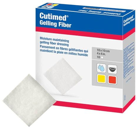 CUTIMED Gelling Fiber Kom.10x10 cm Hydrofaserverb. 10 St