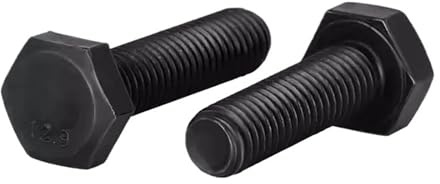 M22- und M24-Sechskantschrauben aus Kohlenstoffstahl der Güteklasse 12.9, Außensechskantbefestigungen, Längen von 30 mm bis 200 mm für industrielle Anwendungen(M22x55mm 1pc)