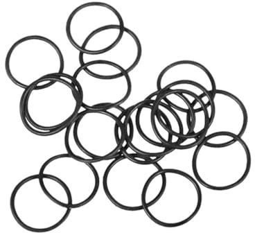 ROWORKX 20Pcs Nitrile Rubber O-Rings - 13mm OD x 11mm ID x 1mm Width Sealing Gaskets for Hose, Faucet, Plumbing, Automotive and General Repair Applications | NBR Material, Oil and Wear Resistant, For Hose, Faucet, Plumbing, Automotive and General Repair, Black
