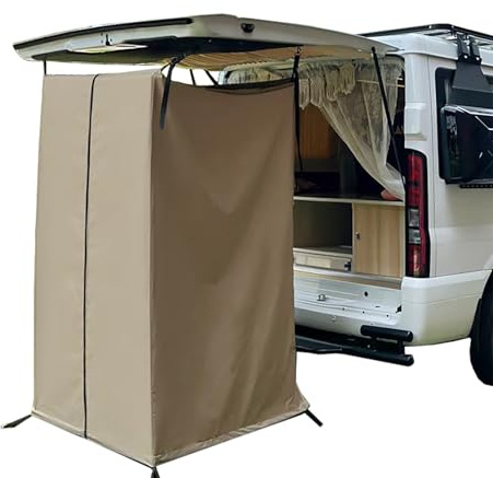 Auto Heck-Duschraum Heckzelt,30 S Schneller Aufbau Magnetische Befestigung Outdoor-Campingdusche Kleiderwechsel Tragbare Privatzelt Faltbar, Geeignet FüR Wohnmobile, Vans