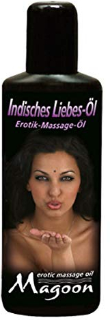 Magoon Indisches Liebes-Öl - sinnliches Qualitäts-Öl für Frauen und Männer, reibungsloses Sex-Vergnügen, stimulierender Duft, hautfreundlich, 100 ml