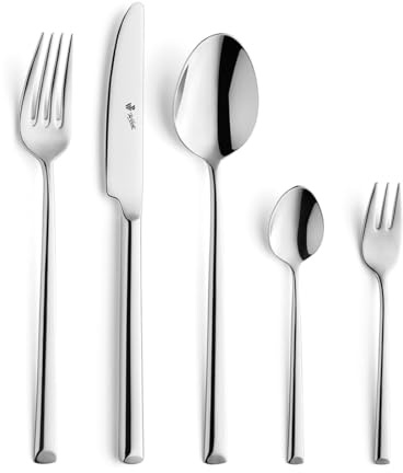 Paul Wirths VIVENDI Besteck-Set 30-tlg., 18/10 Edelstahl, PVD-Veredelung | Erhältlich in 5 eleganten Farbdesigns: schwarz, gold, kupfer und satiniert, rostfrei sowie spülmaschinenfest