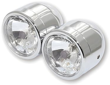 Shin Yo Doppelscheinwerfer Chrom, 1x H4 55/60W, 1x H7 55W