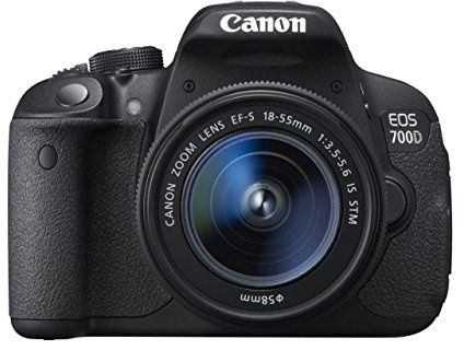 Canon EOS 700D SLR Camera Black 18-55mm IS STM 18MP 3.0Touch LCD FHD (Generalüberholt)