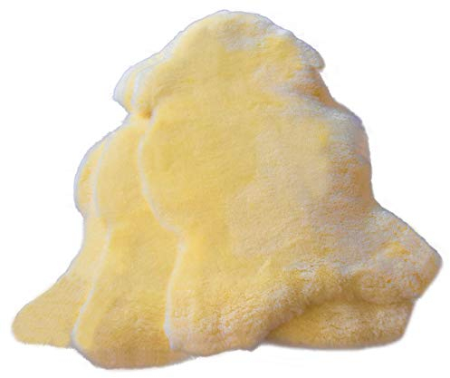 Moro-Design Baby Lammfell medizinisch gegerbt Babyfell Schaffell Naturfell Lambskin waschbar (101-110cm)