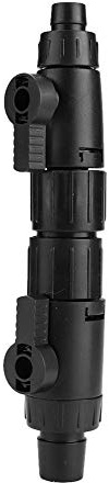 Pssopp Aquarium Schlauchventil Adapter mit Schnellverschlussgriff für 12mm zu 16mm Rohrverbinder – Wasserflussregelventil für Aquarien