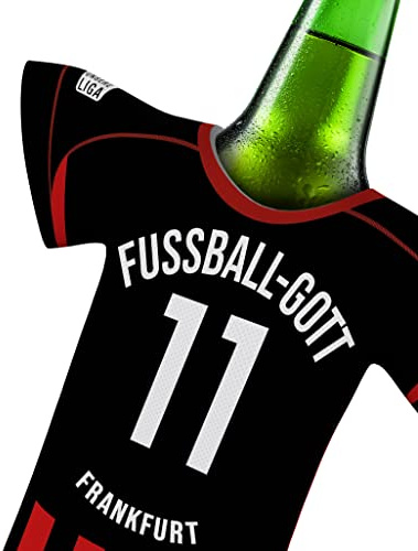 Trikot für Frankfurt - Fans personalisierbarer stylischer Trikotkühler | Jeder Schluck EIN Genuss | Fußball Trikot by MYFANSHIRT.com Kein Original