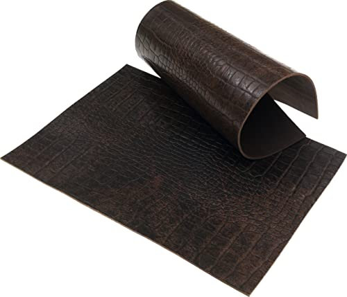 Klassen Leder AIX - Vegetabiles Rindsleder Reptil Krokodil Design 2,8 mm Dick Nr. 74 (297 x 420 mm, 1 x A3)