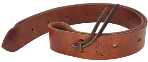 BlazingPaws Harneto Western-Pferdesattel aus Leder, hochwertig, genarbt, doppellagig, 24 Zoll – doppellagig, TAN: Off Billet