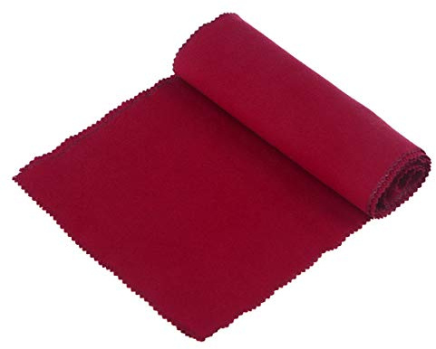 Sewroro Klavier Tastatur Abdeckung Musik Tastatur Schutz Abdeckung Stoff Elektronische Tastatur Klavier Abdeckung Halten Sie Frei von Und 128 X 15 cm (Rot)