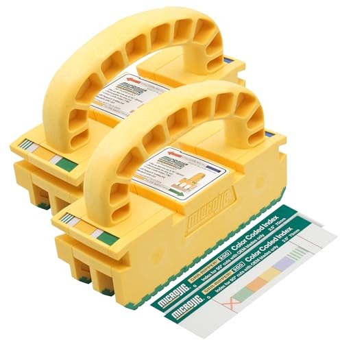 MICROJIG GRR-RIPPER 2GO Push Block for Routers, Jointers, Band and Table Saws, Woodworking Tool, Extreme Grip, GR2-GO-2 Pack
