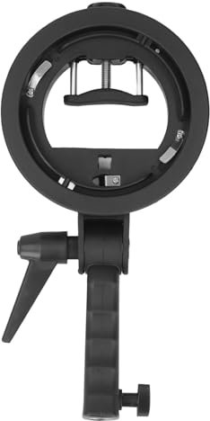 Cyrank S-Typ-Halterung, Handblitz, S-Typ-Halterung, Blitz-Snoot, Softbox, Beauty Dish, Reflektorschirm