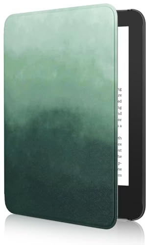 MoKo Hülle für 6 Amazon Kindle 11.Gen,2024/2022, Kiefern Grün