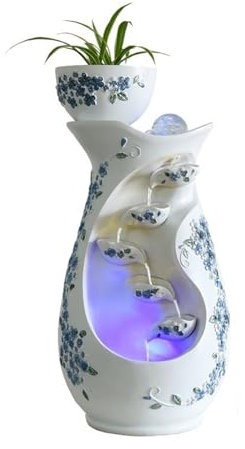 MENGLI-2024 Floor Standing Water Fountain Simple Water Fountain, Living Room Circulating Water Features, Garden Fountain Landscape Decoration Freestanding Fountain