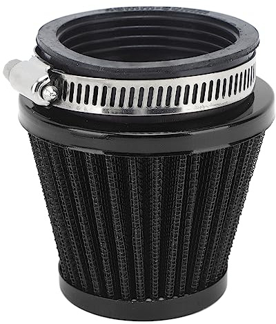 Universellt luftfilter 50 mm tung kaliber luftfilter för offroad motorcykel ATV Quad Dirt Pit Bike (svart)