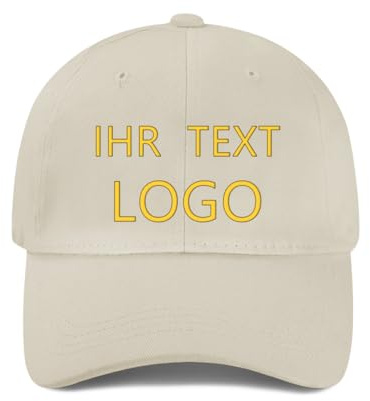 ROHBVMN Basecap personalisiert mit Foto/Logo/Text | Kappe selbst gestalten | personalisiertes Baseball Cap | Trucker Cap Herren Damen in großen Mengen | Mesh Cap für Männer Frauen