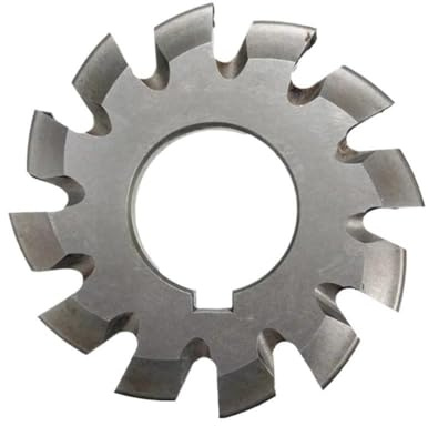 Modulus Degrees Disc Spur Gear Milling Cutter M1-M10, PA20 Involute HSS Gear Cutter for Cuts Wood 1pc(M6*5)