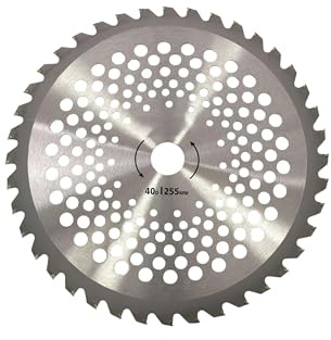 Disco pastillado - disco para desbrozadora de 40 dientes y 255 mm de diámetro, ideal para un corte eficiente en jardines y terrenos*.*