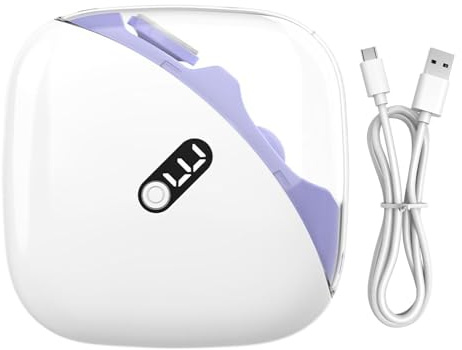 Eventerde Tagliaunghie Elettrico - 3 Velocità Tagliaunghie per Piedi e Mani Manicure Elettrico | Rifinitore e Lucidatore Unghie Automatico,per Bambini Adulti Anziani e