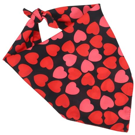 Toyvian Söt Husdjurshalsduk Med Hjärtansmotiv Hundhalsduk Med Hjärtansmotiv Hundkostym Hundhaklapp Katthalsduk Söt Haklapp