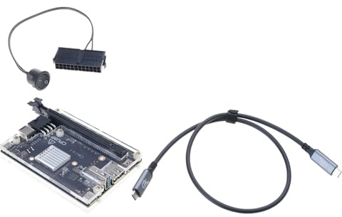 JDNH Base externa para tarjetas gráficas, base externa de GPU JHL6340 con cable de datos USB rápido de 60 cm, tarjeta de expansión eficiente