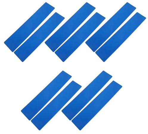 VICASKY Kit 10 Marcatori Linee Campo Tennis Pickleball Pallavolo, Segnalinea Antiscivolo in Plastica Blu per Allenamento Indoor Outdoor, Accessori Precisi per Marcatura Campi