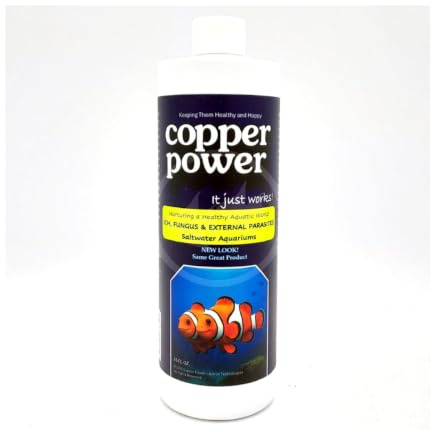 Kopparkraft (Endich) ACP0016B blå behandling för marina fiskar, 16 oz