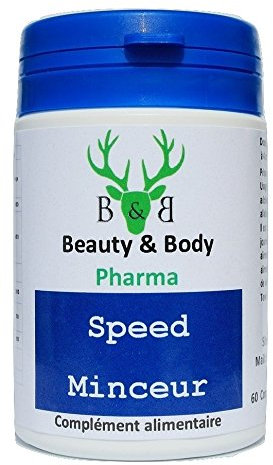 Speed Minceur - 60 Comprimés minceur - Perte de poids rapide et efficace - Capteur de graisses - Amincissant Thé Vert Guarana Caféine