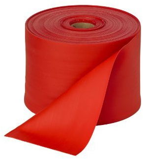 THERABAND Latexfreie Spenderpackung, 22,9 m, Rot, Größe M