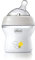 Chicco Natural Feeling Biberon Anticolica 0 Mesi + da 150 ml, Biberon con Tettarella in Silicone Morbida e Flessibile, Adatto per Allattamento Misto, Flusso Lento, Colore Neutro