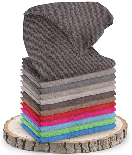 yanopurna Kaschmir Schal – aus 100% Kaschmirwolle, 68x190 cm, Cashmere Schal in unifarben, handgewebt aus Nepal, Unisex, Handwäsche
