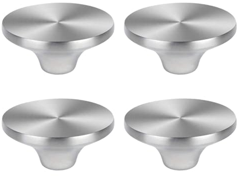 Luxshiny 4 Pièces Pot Couvercle Boutons Universel Pot Couvercle Haut Remplacement Boutons en Acier Inoxydable Cuisine Ustensiles de Cuisine Couvercle Tenant Poignées pour Cocotte Casserole