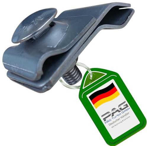 PAG Turbo GmbH® - Dachrinnenklemme für Blitzableiter Blitzschutz für Rundleitung 8-10mm aus Edelstahl Art. Nr. BS10