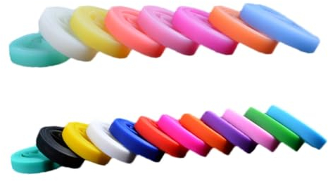 Toddmomy 20stücke Silikon Sportarmbänder Leuchtende Nachtlichter Und Schützend Für Handgelenk Für Sport Und Partys