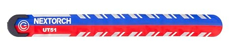 NEXTORCH UT51 – Warnband mit 360° rot-blau Signallicht