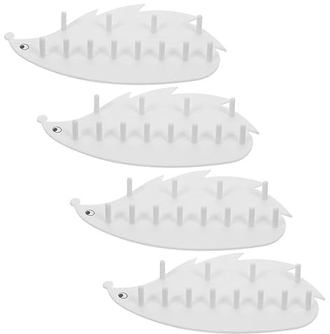 CAXUSD 4 Stück einzelner Wandhaken Schmuck Organizer für die Wand wall hooks Kleiderbügel Ausstellungsregale Ohrringe Schmuck Aufhänger Ohrringhalter für die Wand Armband