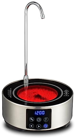 LeGDOr 1200W Stufa Elettrica in Ceramica Dispenser Automatico di Acqua per Riscaldamento Piastra Calda Elettrica Intelligente Stufa per Il tè Forno di Riscaldamento 220V,C
