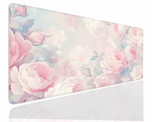 Tapis de Souris XXL 1600x800x4mm Grand Tapis de Bureau Tapis de Souris Gamer Tapis Bureau Gaming Antidérapant Résistant à L'eau, Tapis Souris XXL Mouse Pad Mat Fantasy Sous-Mainm, Clavier Souris J-332