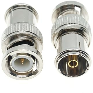 2pcs BNC maschio spina a PAL IEC DVB-T TV femmina jack adattatore connettore dritto