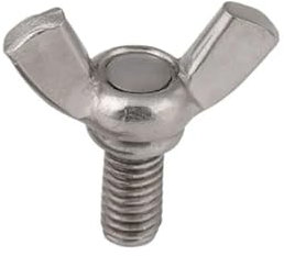 KSeSii 1-5 Stück M8-1,25 8 mm Flügelschrauben aus Edelstahl 304 Flügelschraubenmutter Schmetterlingsschraube A2 DIN 316(M8 X 50mm-1pcs)