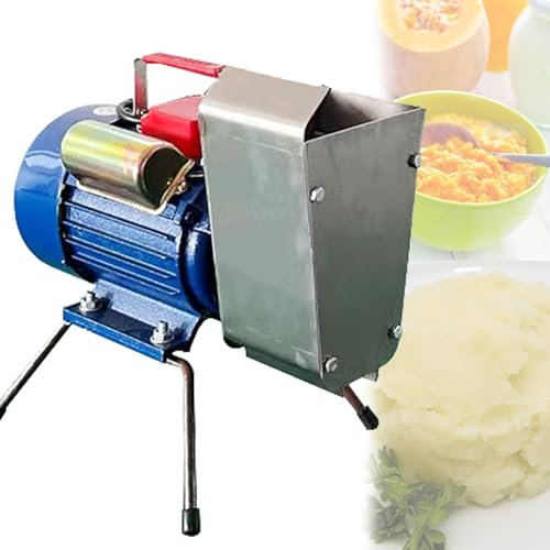 VFMVOYNZ Elektrischer Kartoffelstampfer und robuste Lebensmittelpresse für Suppe, Babynahrung, Smoothies, Kartoffelpresse aus Edelstahl, Stampfer, Küchenwerkzeug