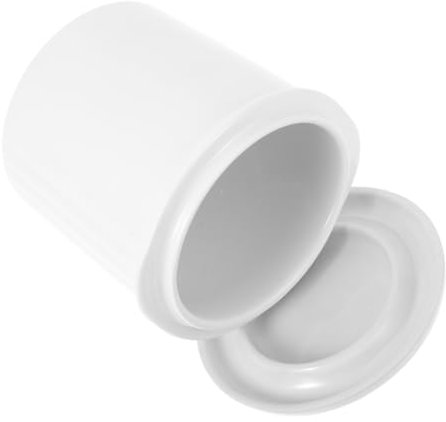 GLEAVI Piatto Da Portata Per Burro in Ceramica Con Coperchio Contenitore Francese Raffreddato Ad Acqua Per Piano Di Lavoro Vassoio in Porcellana Per Burro Spalmabile