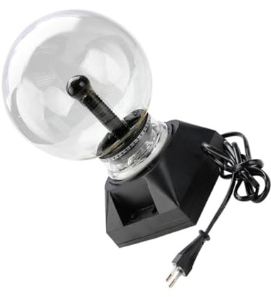 Yardenfun Sfera Elettrostatica da Luminosa Interattivo per Decorazione Interni Ue Effetti Fulmine Colorati Esperienza