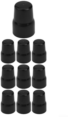 4-Pack Radiator Valve for Easy Push-Fit Replacement, ABS Plastic Protective Cover for Most Radiator Valves in Black(10pc)