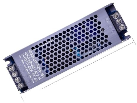 Transformador de caja de luz LED de 220 V a 12 V, fuente de alimentación de tira de luz lineal DC24v48V Fuente de alimentación de luz magnética (48V6A300W)