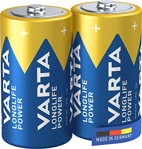 VARTA Longlife Power C (LR14) är ett alkaliskt batteri i 2-pack.