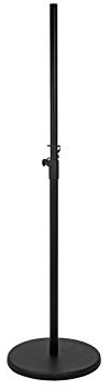 OMNITRONIC BPS-1 Boxenhochständer | Boxenstativ mit Tellerfuß, von 110-175 cm verstellbar und bis 18 kg belastbar